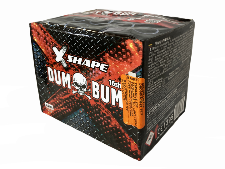 Dum Bum X shape 16 rán / 20mm 