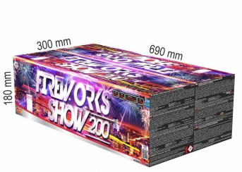 Fireworks show 200 rán / multikaliber