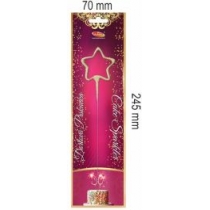 Prskavka v tvare hviezdy 12cm